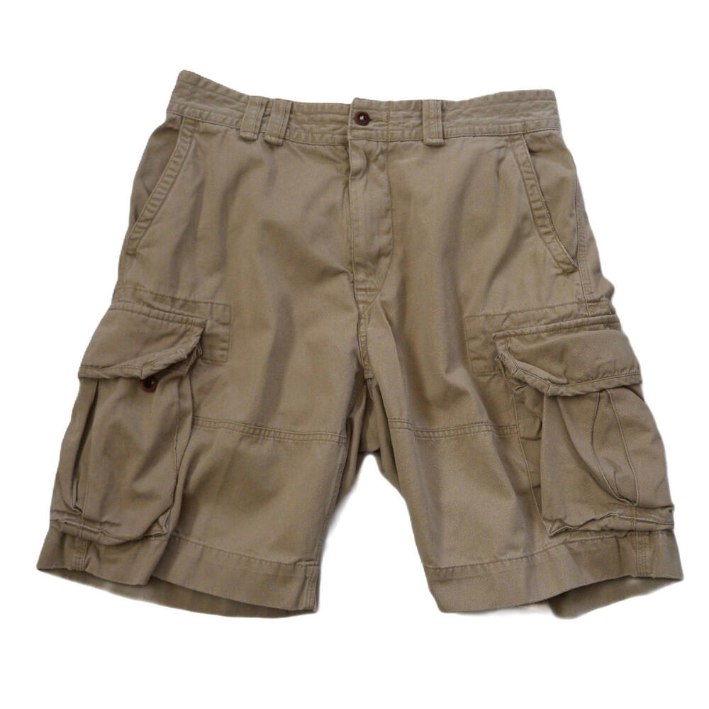 Polo Ralph Lauren Cargo Shorts Men's Olive Drab Twill Military Size 33 x 10